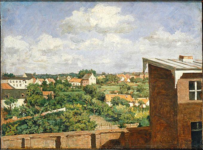 August Jernberg View from Dusseldorf